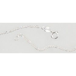 Sidabrinė grandinėlė Figaro 1,8 mm ,briaunų apdirbimas deimantu0 2