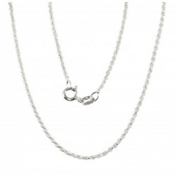 Sidabrinė grandinėlė Rope 1,3 mm0 2