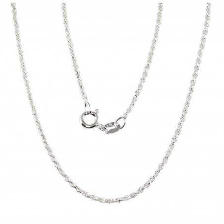 Sidabrinė grandinėlė Rope 1,3 mm0