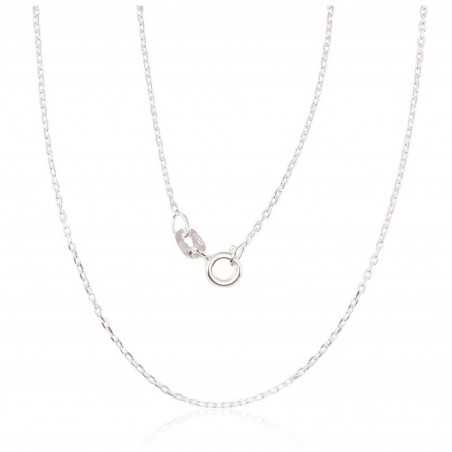 Sidabrinė grandinėlė Anchor 1 mm ,briaunų apdirbimas deimantu0