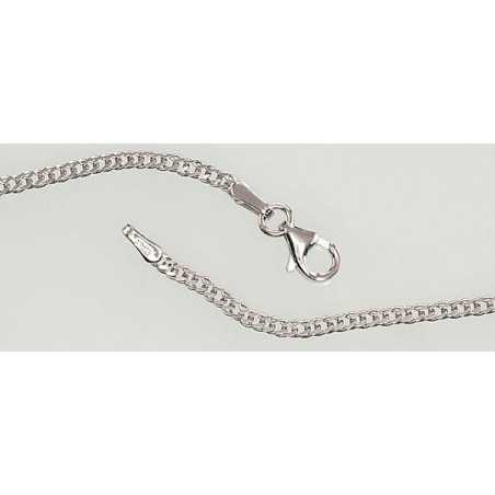 Sidabrinė grandinėlė Rombo 2 mm ,briaunų apdirbimas deimantu1