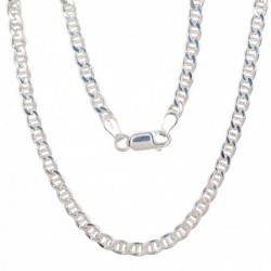 Sidabrinė grandinėlė Marina 3.9 mm ,briaunų apdirbimas deimantu0