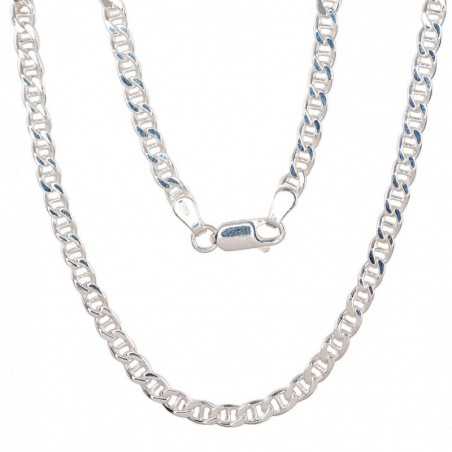Sidabrinė grandinėlė Marina 3.9 mm , briaunų apdirbimas deimantu-Grandinėlės