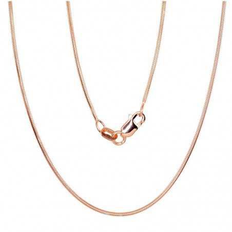 Sidabrinė grandinėlė Snake 1 mm-Grandinėlės