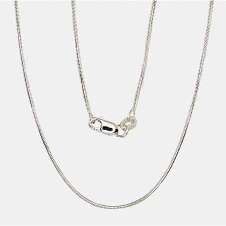 Sidabrinė grandinėlė Snake 1 mm0