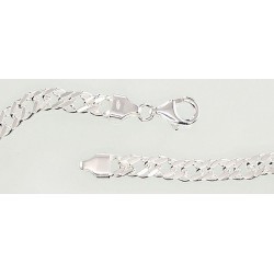 Sidabrinė grandinėlė Rombo 5.5 mm ,briaunų apdirbimas deimantu0 2