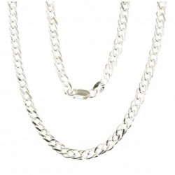 Sidabrinė grandinėlė Rombo 4 mm , briaunų apdirbimas deimantu-Grandinėlės 2