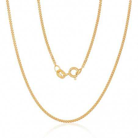 Sidabrinė grandinėlė Curb 1.5 mm ,briaunų apdirbimas deimantu0