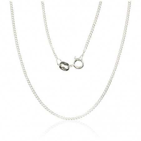 Sidabrinė grandinėlė Curb 1.5 mm ,briaunų apdirbimas deimantu0