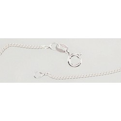 Sidabrinė grandinėlė Curb 1.5 mm ,briaunų apdirbimas deimantu0 2