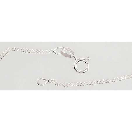 Sidabrinė grandinėlė Curb 1.5 mm ,briaunų apdirbimas deimantu1