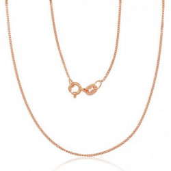 Sidabrinė grandinėlė Curb 1 mm , briaunų apdirbimas deimantu-Grandinėlės 2