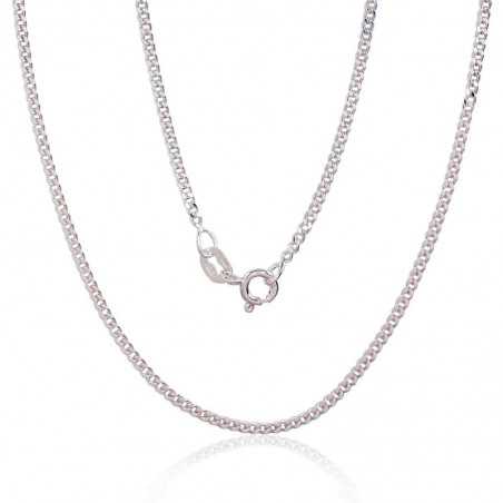 Sidabrinė grandinėlė Curb 2 mm ,briaunų apdirbimas deimantu0