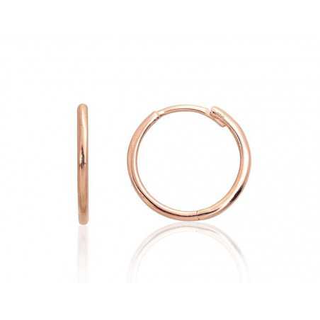 Auksiniai auskarai su apvaliu segtuku0