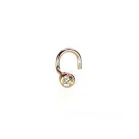 Auksinių auskarų vėrimas į nosį0