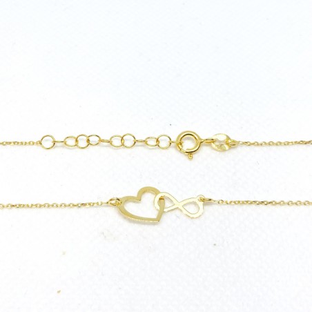 Sidabrinė grandinėlė Paauksuota