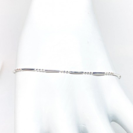 Sidabrinė apyrankė. 1mm-Apyrankės