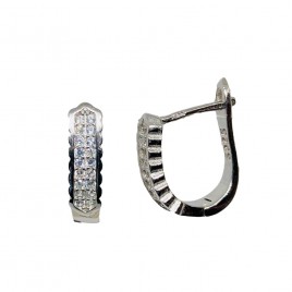 Sidabriniai auskarai anglišku užsegimu, Metalas:...