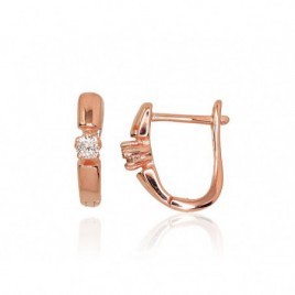 Sidabriniai auskarai ant cilindrinės spynos0