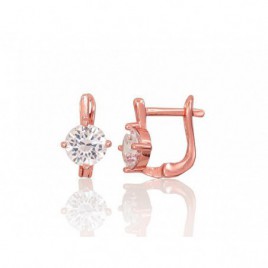 Sidabriniai auskarai ant cilindrinės spynos0