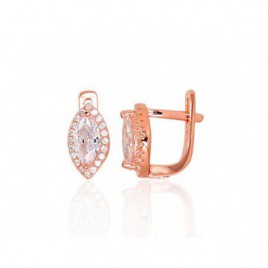 Sidabriniai auskarai ant cilindrinės spynos0