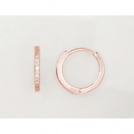 Sidabriniai auskarai su apvaliu segtuku0