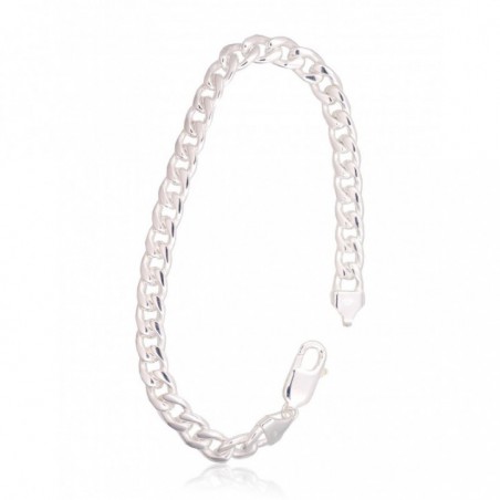 Sidabrinė grandinėlė Curb 7 mm0
