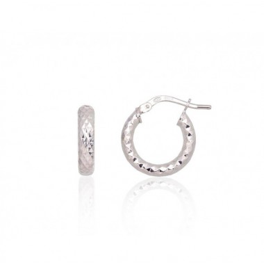 Sidabriniai auskarai –žiedai0