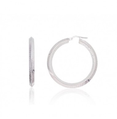 Sidabriniai auskarai –žiedai0