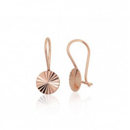 Auksiniai auskarai ant kabliukų0