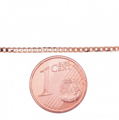 Auksinė grandinėlė Curb 1.2 mm , briaunų apdirbimas deimantu2