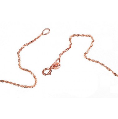 Auksinė grandinėlė Singapore 1 mm , briaunų apdirbimas deimantu1