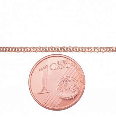 Auksinė grandinėlė Double rombo 1.2 mm , briaunų apdirbimas deimantu2