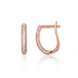 Auksiniai auskarai ant cilindrinės spynos0