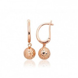 Auksiniai auskarai ant cilindrinės spynos0