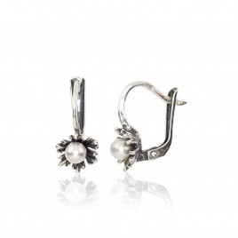 Sidabriniai auskarai anglišku užsegimu, Metalas:...