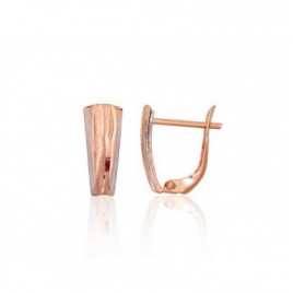 Auksiniai auskarai ant cilindrinės spynos0