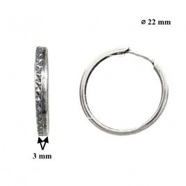 Sidabriniai auskarai rinkės