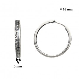 Sidabriniai auskarai rinkės