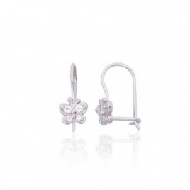 Sidabriniai auskarai ant kabliukų0