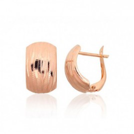 Auksiniai auskarai ant cilindrinės spynos0