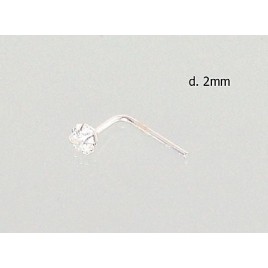 Sidabrinių auskarų vėrimas į nosį0