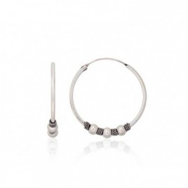 Sidabriniai auskarai –žiedai0