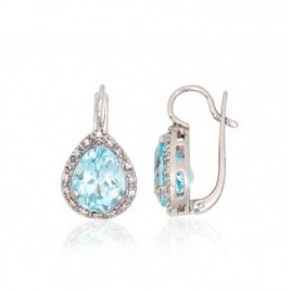 Sidabriniai auskarai ant cilindrinės spynos0