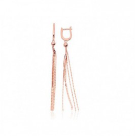 Sidabriniai auskarai ant cilindrinės spynos0