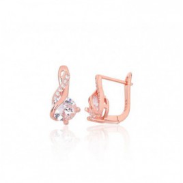 Sidabriniai auskarai ant cilindrinės spynos0