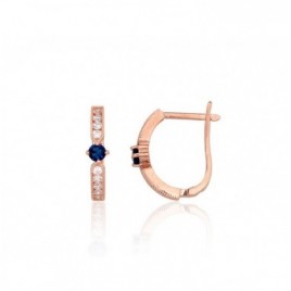 Auksiniai auskarai ant cilindrinės spynos0