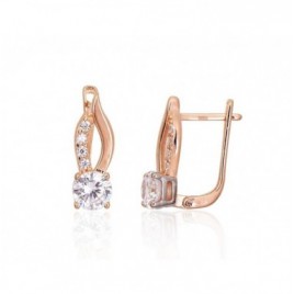 Auksiniai auskarai ant cilindrinės spynos0