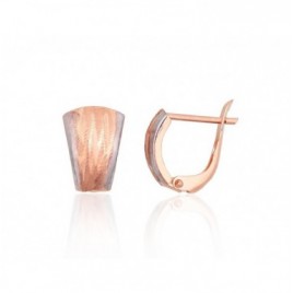 Auksiniai auskarai ant cilindrinės spynos0