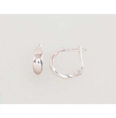 Sidabriniai auskarai ant cilindrinės spynos0